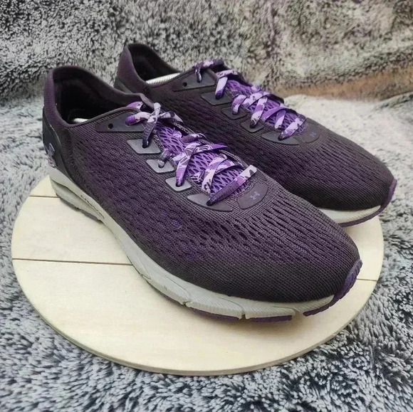 Under Armour Shoes - Under Armour HOVR Sonic 3 Womens Size 9.5 Shoes Purple White Running Sneakers